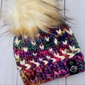 First Snow 100% Merino Wool Beanie hat